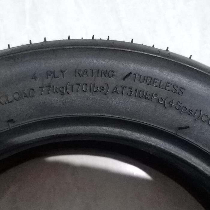 BAN SKUTER UKURAN 10 X 2.5 - BAN SCOOTER KERANJANG 10 X 2.5 - TUBELESS
