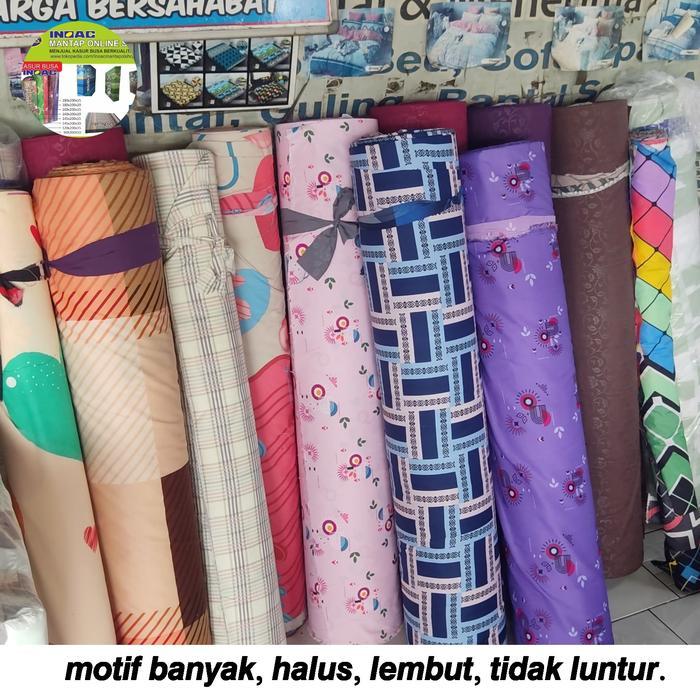 News Kain sprei / sarung kasur meteran grosir