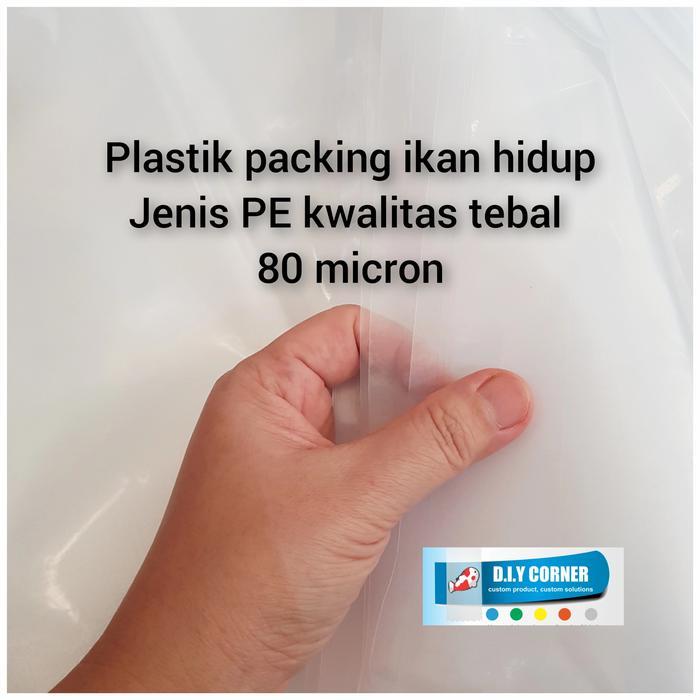 klpu- Plastik Packing Ikan Koi 50 X 90 Cm Plastik Khusus Packing Ikan Hidup Tebal Dan Tidak