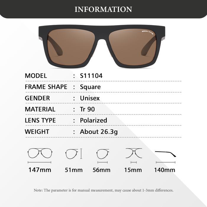 kdgn- Kacamata Hitam Olahraga Naik Gunung Pria Wanita Polairzed Sunglasses Kotak