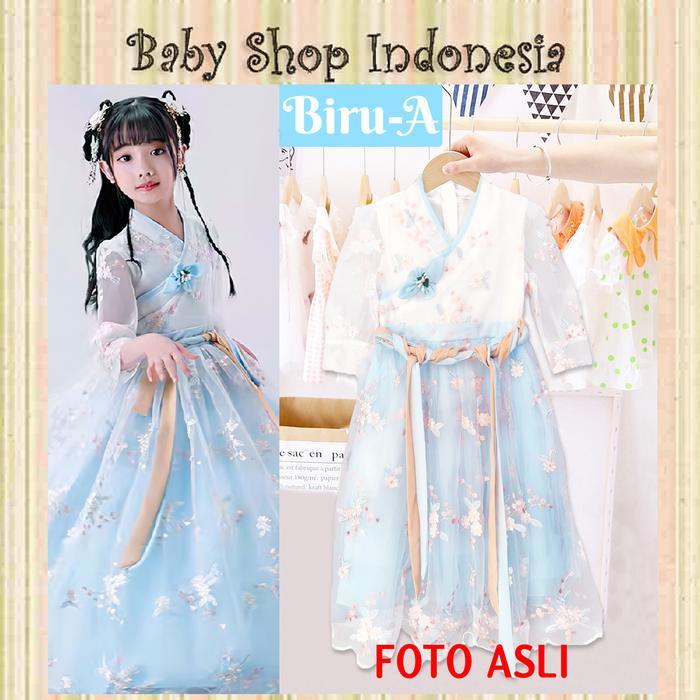 TERMURAH Dress Anak Perempuan Import Murah Cheongsam Anak Import Hanfu ental READY STOCK