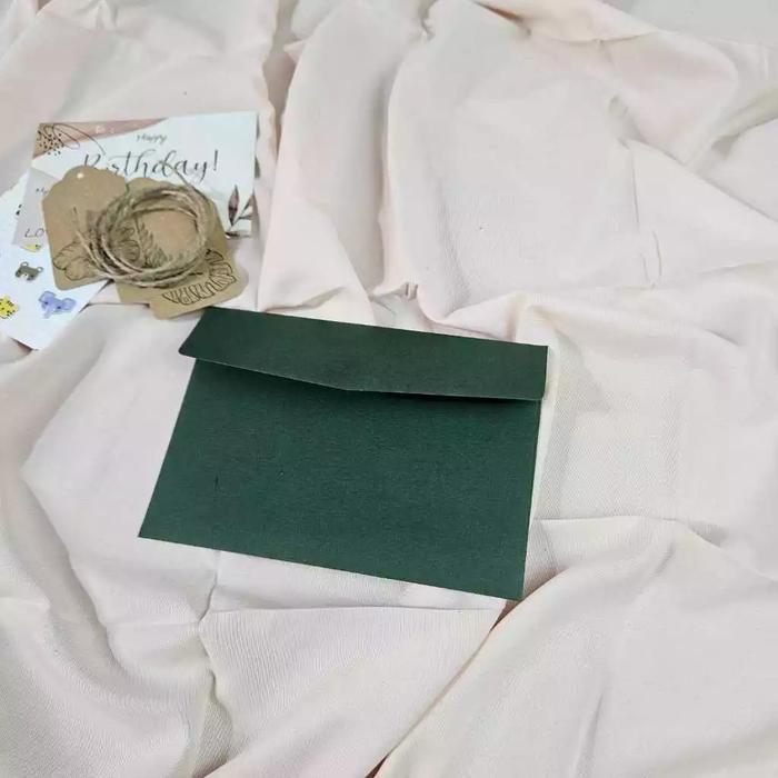 [ READY STOK ]Amplop polos bahan tebal Amplop Premium A6 [11 x 15,5 cm] / Amplop Hitam / Amplop