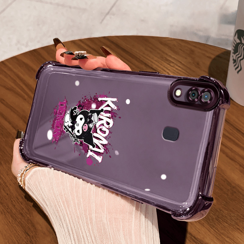 Casing Hp untuk Samsung A30 A20 A21s M10s Case Gadis Kartun Ajaib Kasing Armor Cesing Clear Airbag B