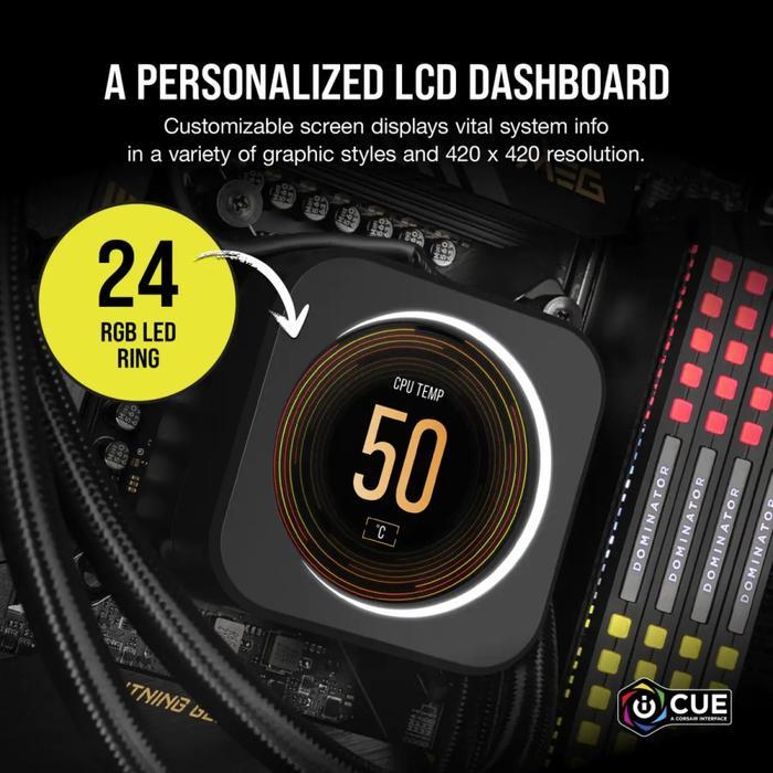 CORSAIR ICUE ELITE CPU COOLER LCD DISPLAY UPGRADE KIT