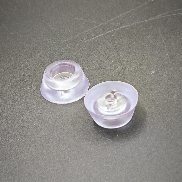 50PCS Karet Kaki Kursi Bulat Transparan / Pelindung Kaki sofa kursi Siap Kirim