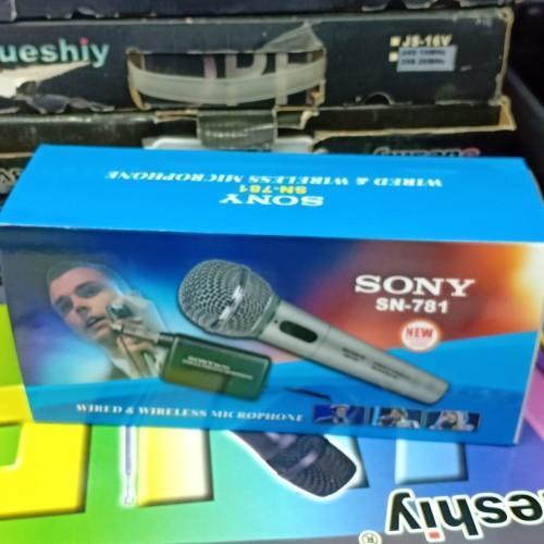 Sony Mic M96 Microphone Wireless Dan Kabel 2In1.100% Ori