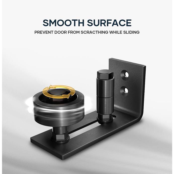 HARGA SPESIAL- HITAM/DOOR ADJUSTABLE SLIDING/SLIDING BARN DOOR