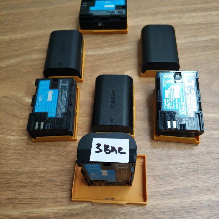 Baterai Canon Lpe6N Batre Battery Bekas Ori Eosr 5Div Non Lp-E6N 70D Ready Stock