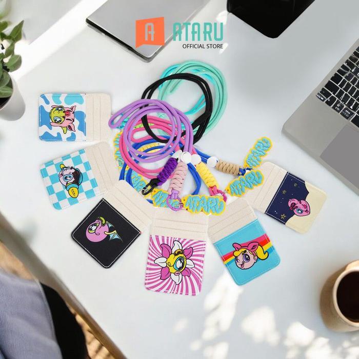 Ataru Id Card Holder Muklay Tempat Kartu Lanyard Name Tag Holder Id Card Holder Lucu