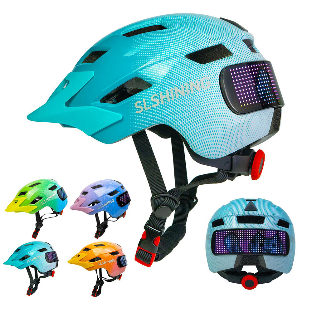 New Led Ground-Breaking Kids Balance Helmet Child'S Whirlwinds Cycling Safety Helmet Road Cycling