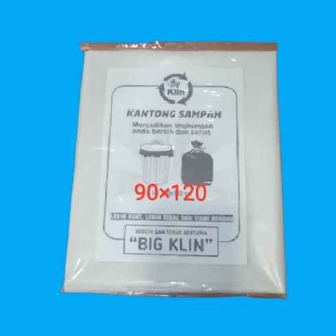 News plastik sampah putih 90120 trashbag besar tebal kantong murah