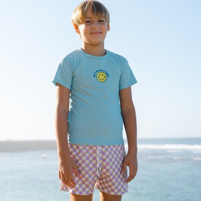 Let's Get Groovy Unisex Top & Short Pants, Baju Renang Anak