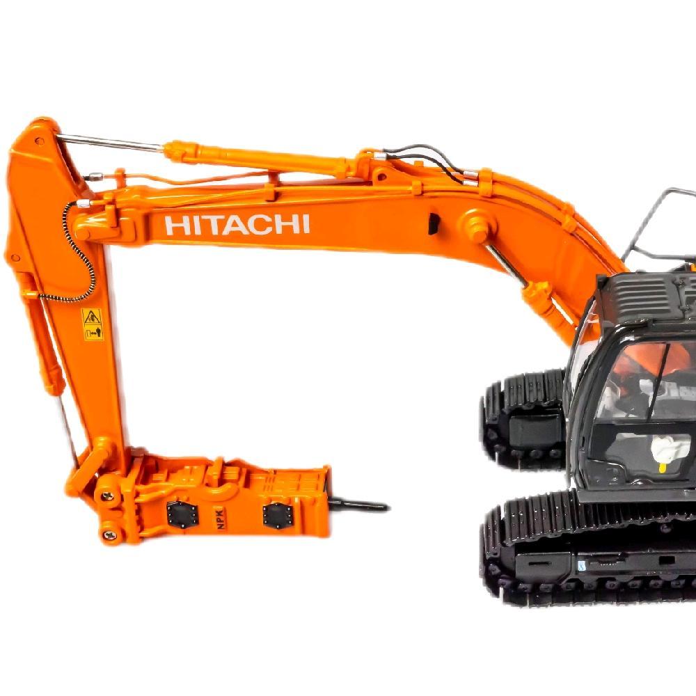 Diecast Miniatur Alat Berat Hitachi Excavator ZX200 -7 Breaker (1:50)