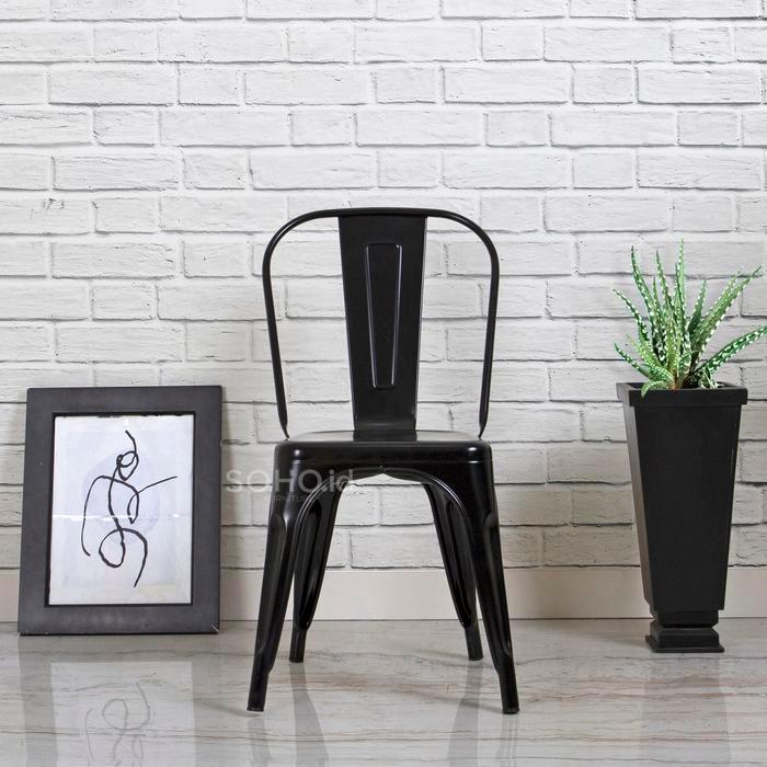 HOMEFUN- Soho.Id Soho Kursi Cafe Besi Kursi Makan - Kursi Tolix Metal