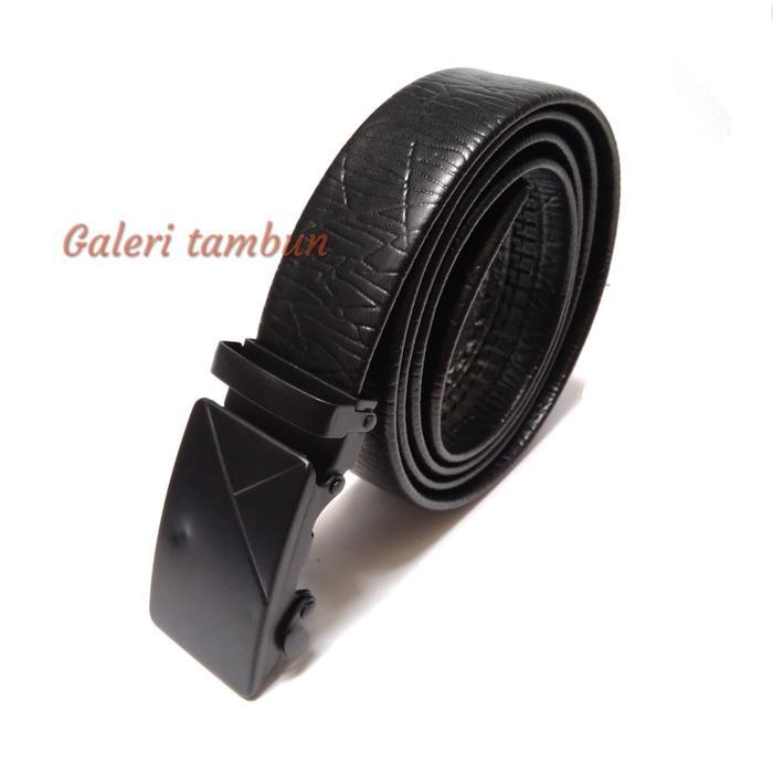 BOYXX- Ikat Pinggang Gesper Rel Jumbo Sabuk Resleting Pria Big Size