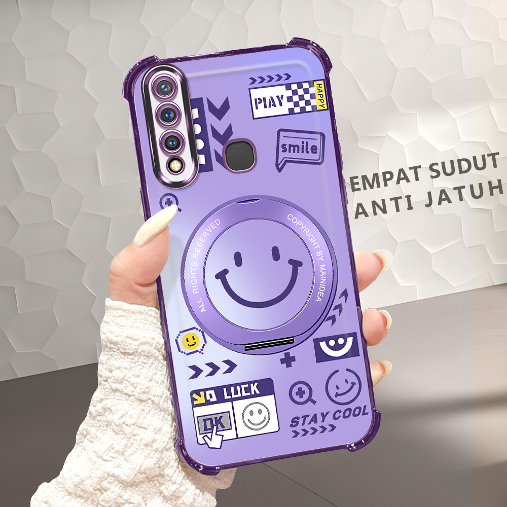 Casing Nikmati Saat Ini Untuk ForVIVO Y19 Case Kesing Sofcase Soft Hp Anti crack Phone A8 2159 ID47