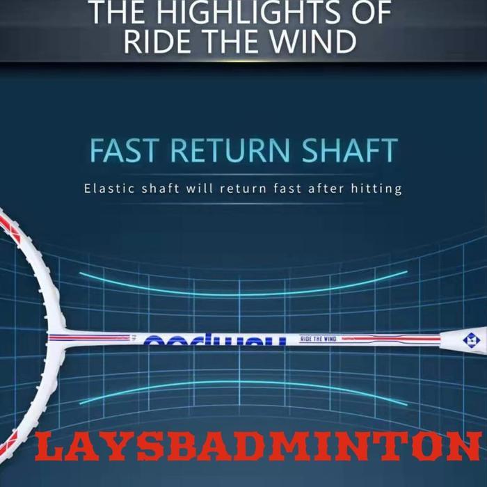 Raket Badminton Kumpoo Ride The Wind Japan 8U Super Light