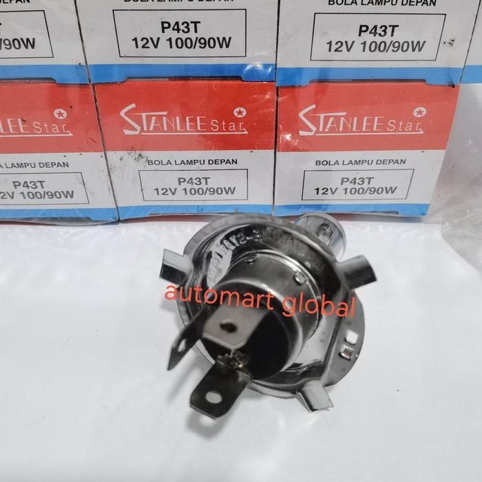 New Bola Lampu Halogen H4 12 Volt 100/90 Watt Kyoto Kode Nmb85