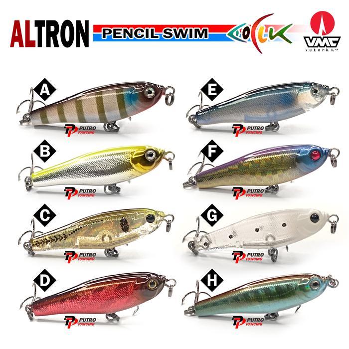 Lure Altron Pencil Swimbait sinking Swimmer Swim AOCLU VMC hook