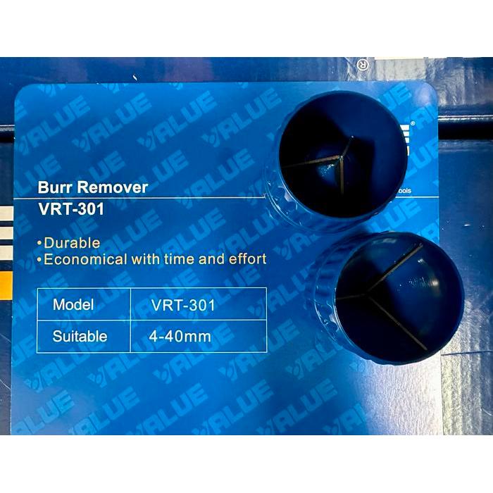 Terbaru - Reamer Pipa AC VALUE VRT-301 Reamer Pipa Tembaga Copper Tube Reamer Inner Outer Reamer