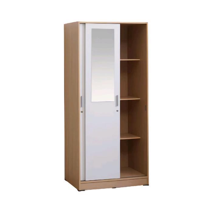 Informa Giorana Set Kamar Tidur Maple - Putih/Cokelat Oak