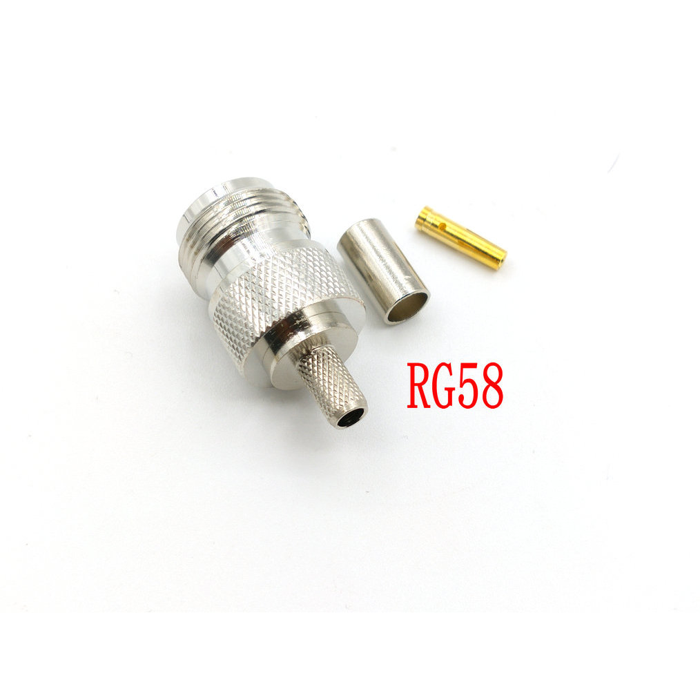 20Pcs N Connector N Female Jack Crimp For Rg58 Rg8X Rg6 Rg8 Cable Rf