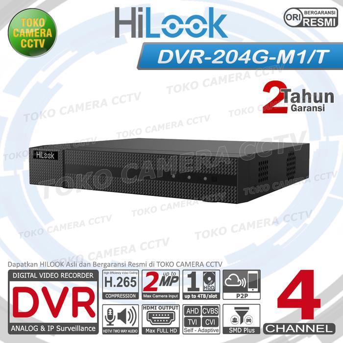 Decorder Cctv 4Ch Hilook Dvr 204G M1 4 Channel