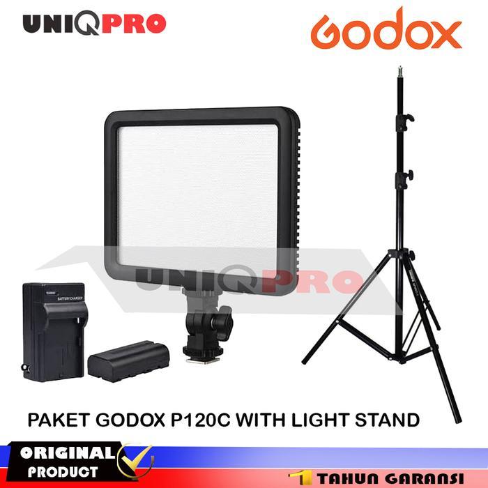 dmx7u- Godox Led P120C Lampu Led Video Continues Light Panel