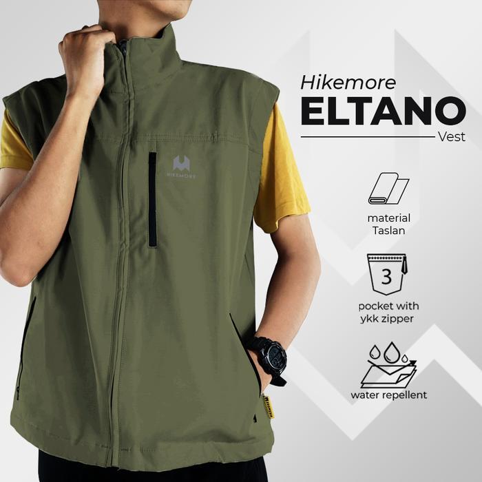 ORIGINAL Eltano Vest Pria Rompi Motor Tebal Touring Vest Casual READY STOCK