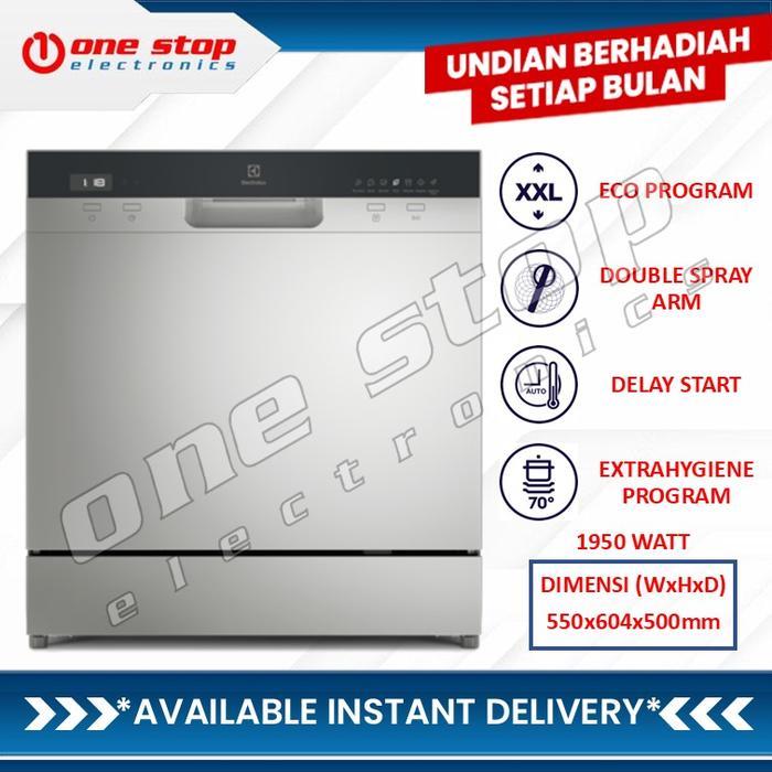 ELECTROLUX EFC3862MS UltimateCare 300 Compact Dishwasher 55cm