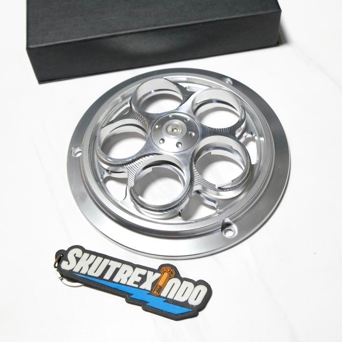 Cover Fan Spinner Silver Vespa Sprint Primavera S LX