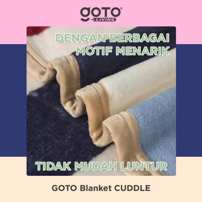 Goto Cuddle Blanket Selimut Dewasa Bulu Tebal Halus Lembut Karakter