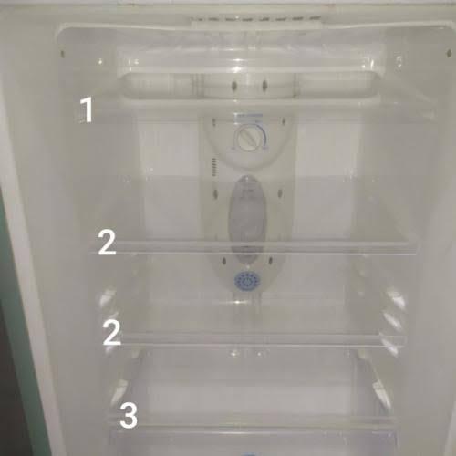 RAK KACA TUTUP BOX SAYUR KULKAS LG EXPRESSCOOL 2 PINTU