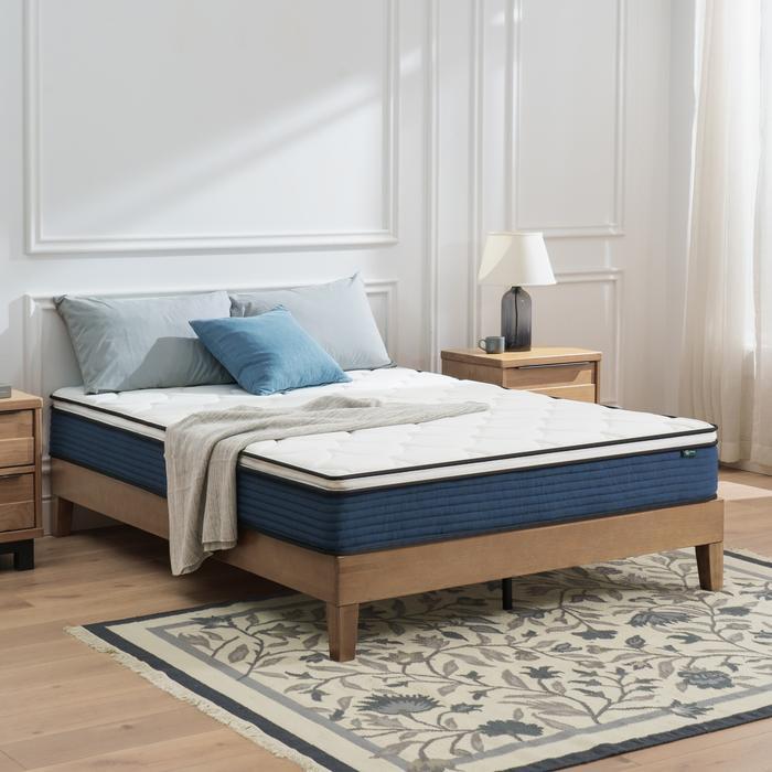 HOMEFUN- Kasur Spring Bed Zinus Plush Top Extra Comfort Furniture