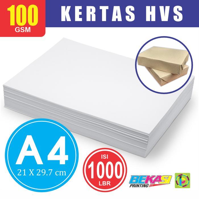 1000 LBR Uncoated Woodfree Paper KERTAS HVS A4 100 gsm