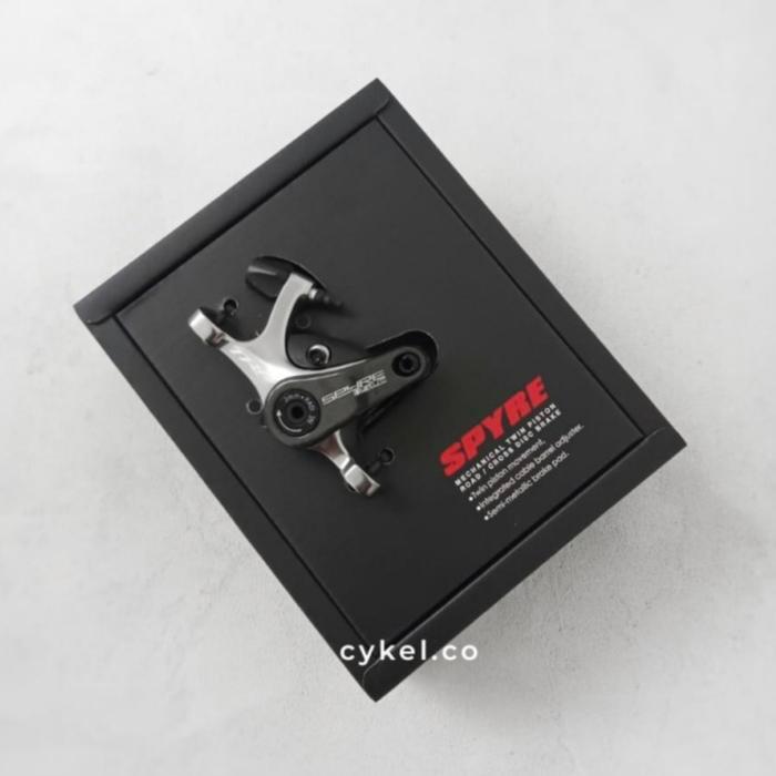 Mantab Trp Spyre Slc Mechanical Disc Brake Caliper Post Mount Grey Road Cross Terlaris