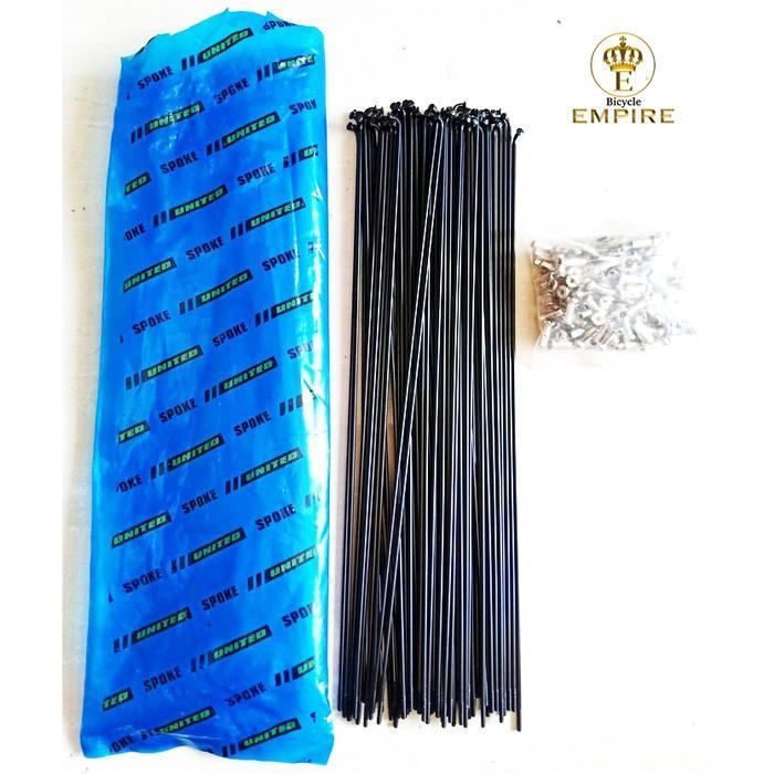 United Spoke Ruji 262Mm Stainless Jari-Jari Sepeda Bicycle Empire