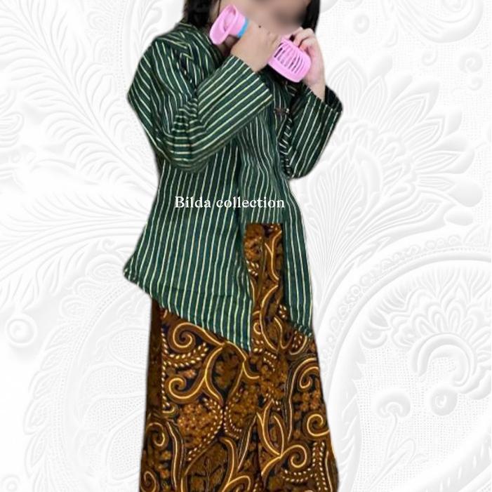 SIAPKIRIM kebaya lurik anak Tk ,SD # kebaya anak # rok kebaya READY STOCK