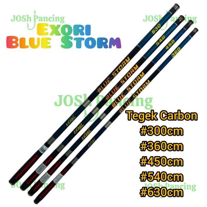 EXORI Blue Storm Joran pancing tegek carbon 300 360 450 540 630