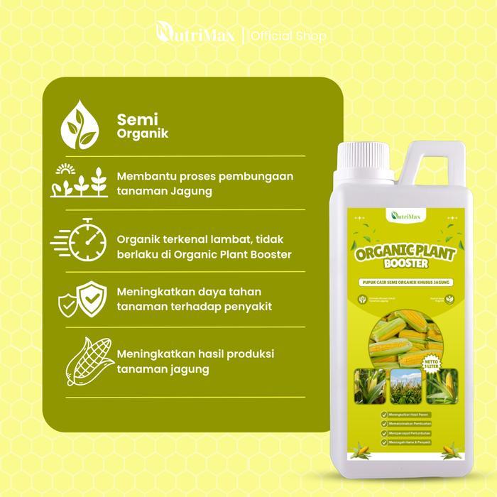 ORGANIC PLANT BOOSTER JAGUNG 1 LITER - PUPUK ORGANIK CAIR DAN ZPT KHUSUS TANAMAN JAGUNG -