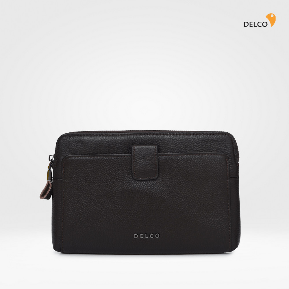 Tas Pria Delco by Elizabeth Genuine Leather Clutch 0720-0501