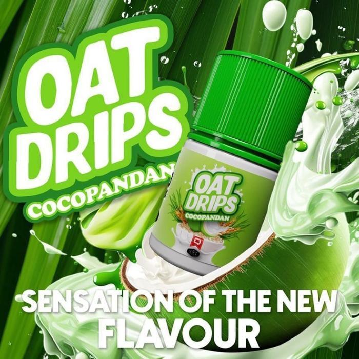 OAT DRIPS V9 COCOPANDAN 60ML COCO PANDAN OATS BY JVS x STEAMQUEEN