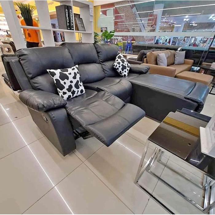 Sofa l bisa recliner bahan oscar Sofa Sudut recliner bahan oscar