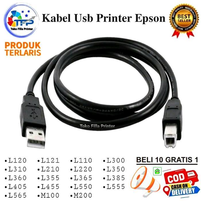 Kabel Usb Printer Epson L120 L121 L110 L300 L310 L210 L220 L350 L360