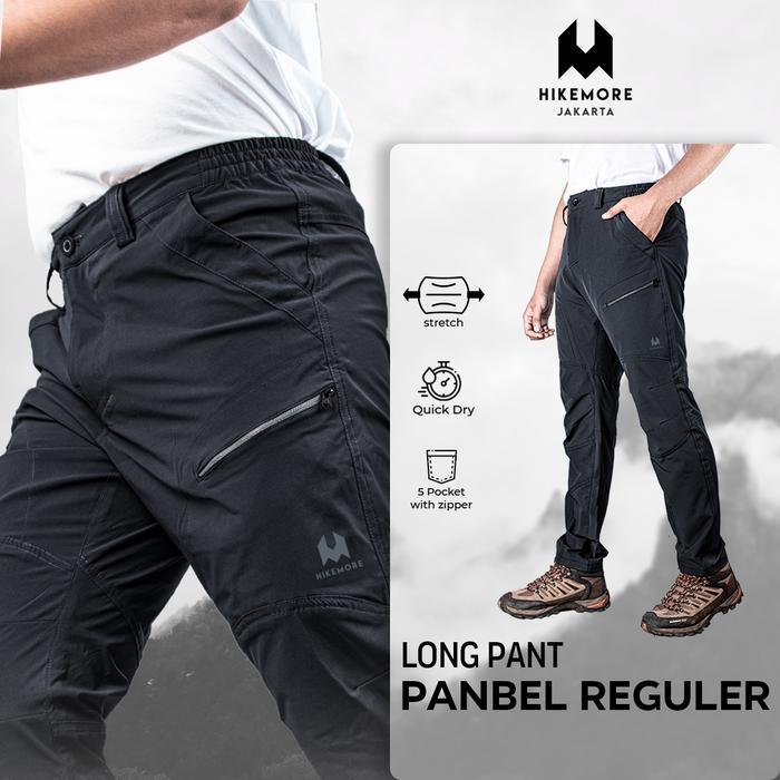 Eiger Aoki - Celana Gunung Quickdry Outdoor Pria Panbel Reguler Original