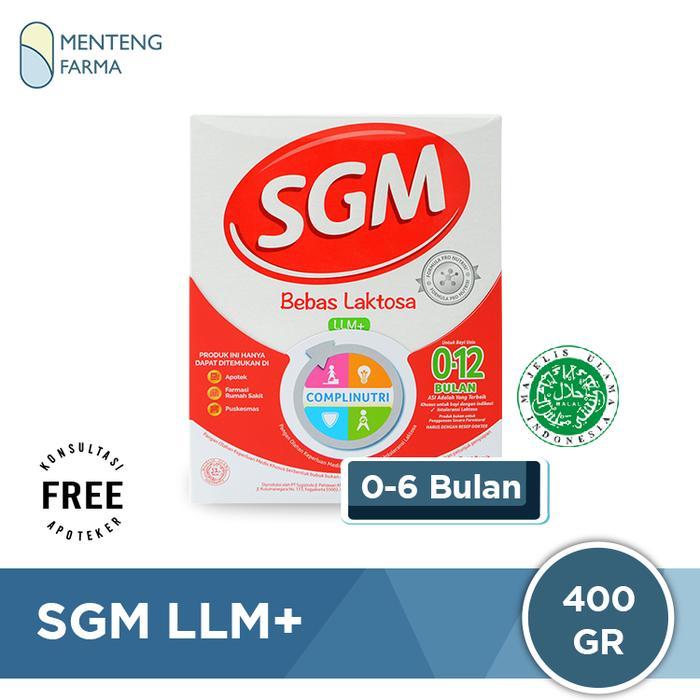 [Voucher] SGM LLM+ Susu Formula Bayi Bebas Laktosa 400 Gr