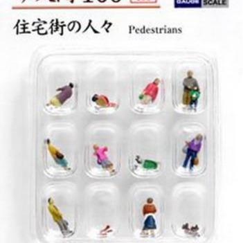 Tomytec diorama figure pedestrian N Scale 1/150