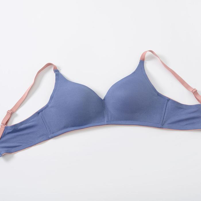 tx3m- Young Curves Bra Basic Microfiber Contrast Full Cup D C03-10337D