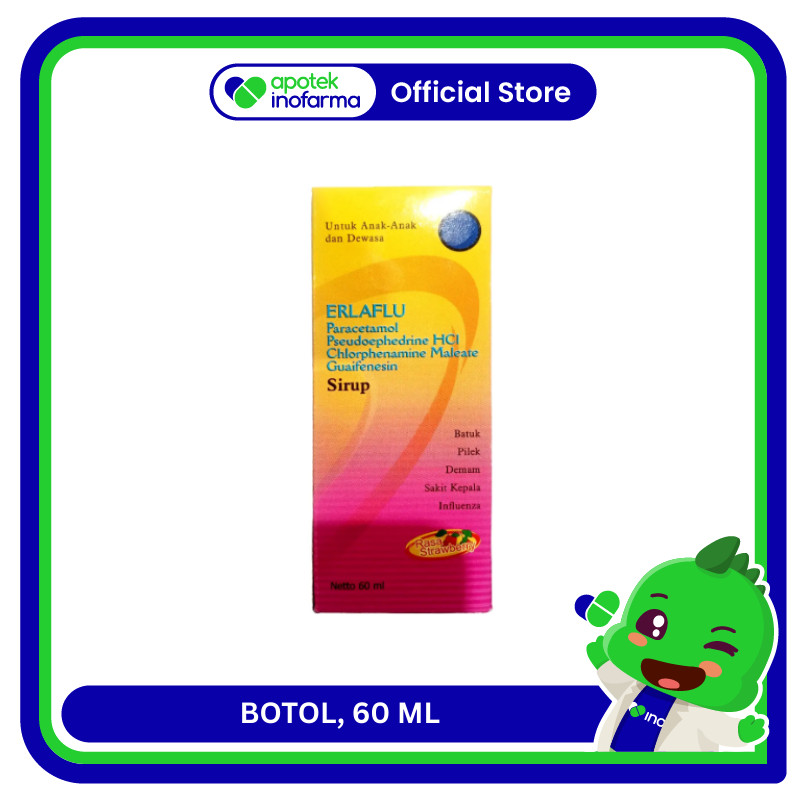 ERLAFLU Erela SIRUP BOTOL 60ML
