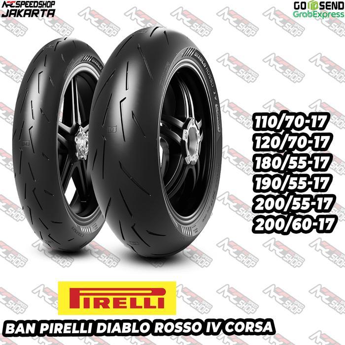 Ban Pirelli Pireli Diablo Rosso 4 Corsa 110/70-17 110 70 R17 120/70-17 120 70 R17 180/55-17 180 55